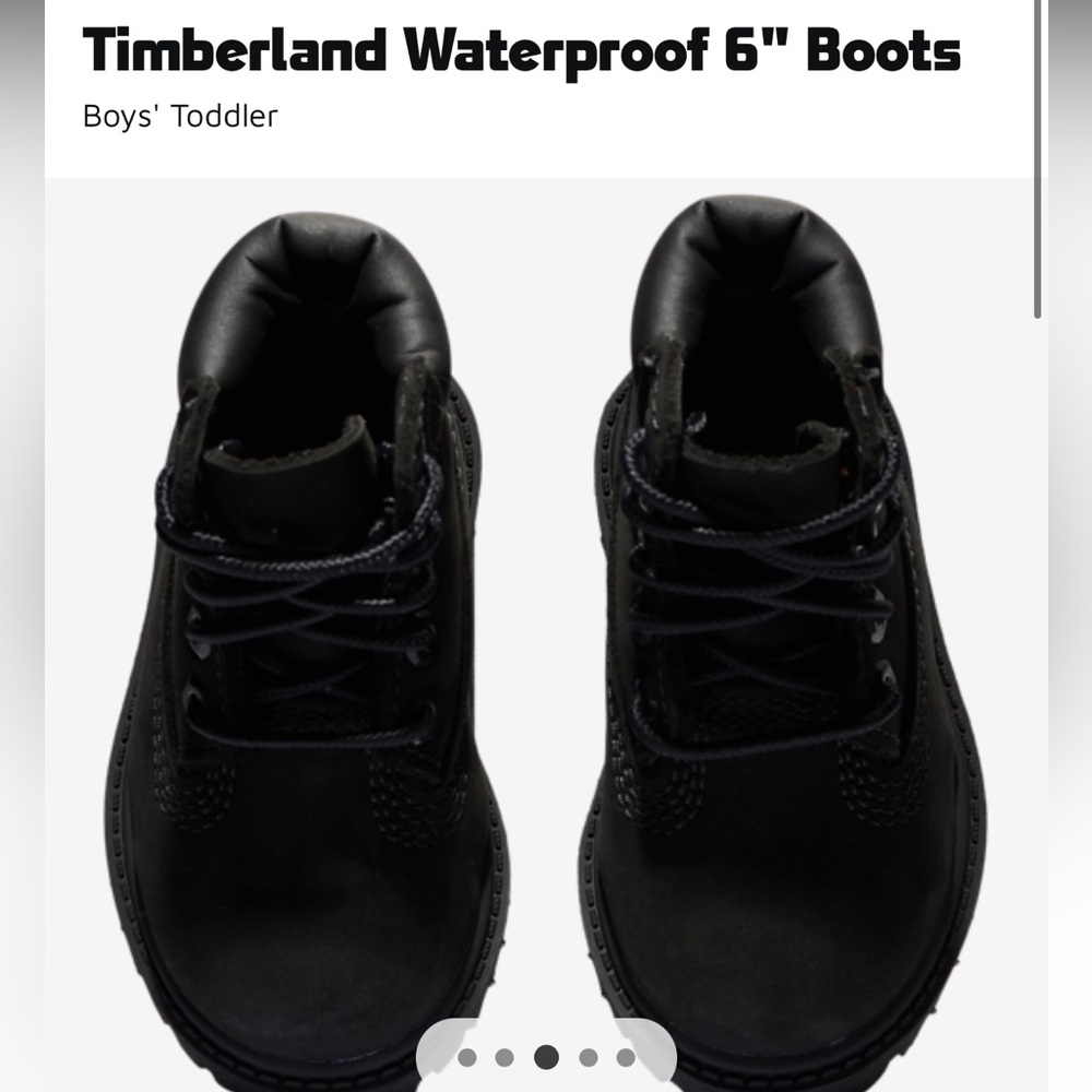Timberland Black Kids' Boots - Picture 3 of 3
